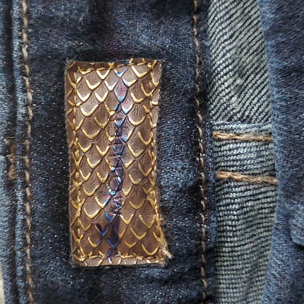 Mother Dark Wash The Looker Lower Rise Skinny Blue Jeans Size 26 Waist 28 Inches - Picture 3 of 6